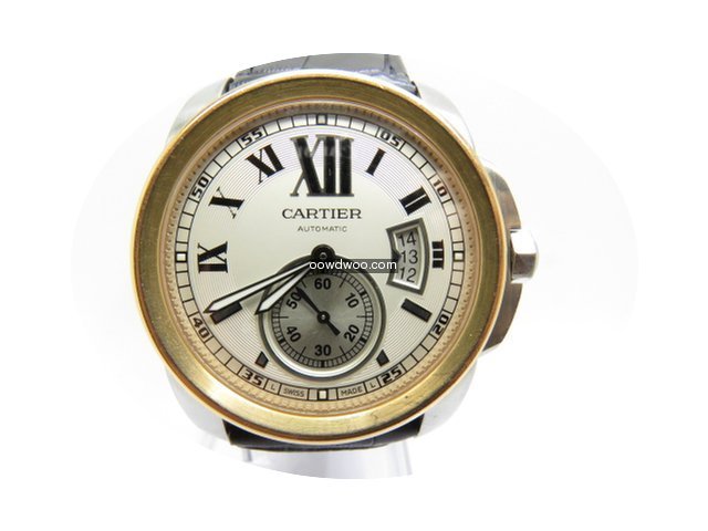 Cartier Calibre de Cartier steel and 18c...