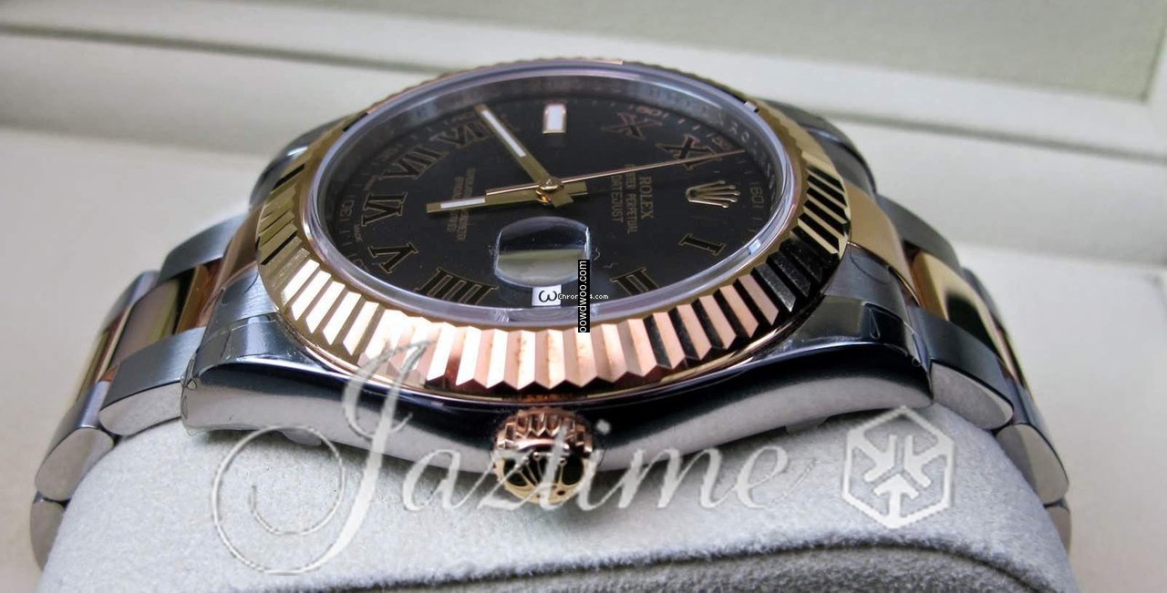 Rolex Datejust II 116333 Roman Black 41m...