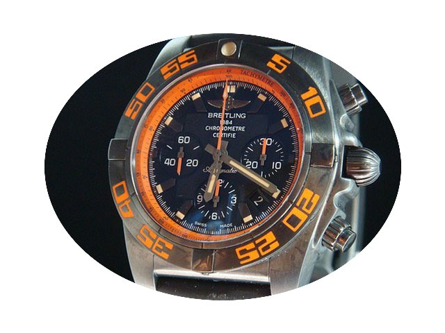 Breitling Chronomat Raven Black Steel Or...