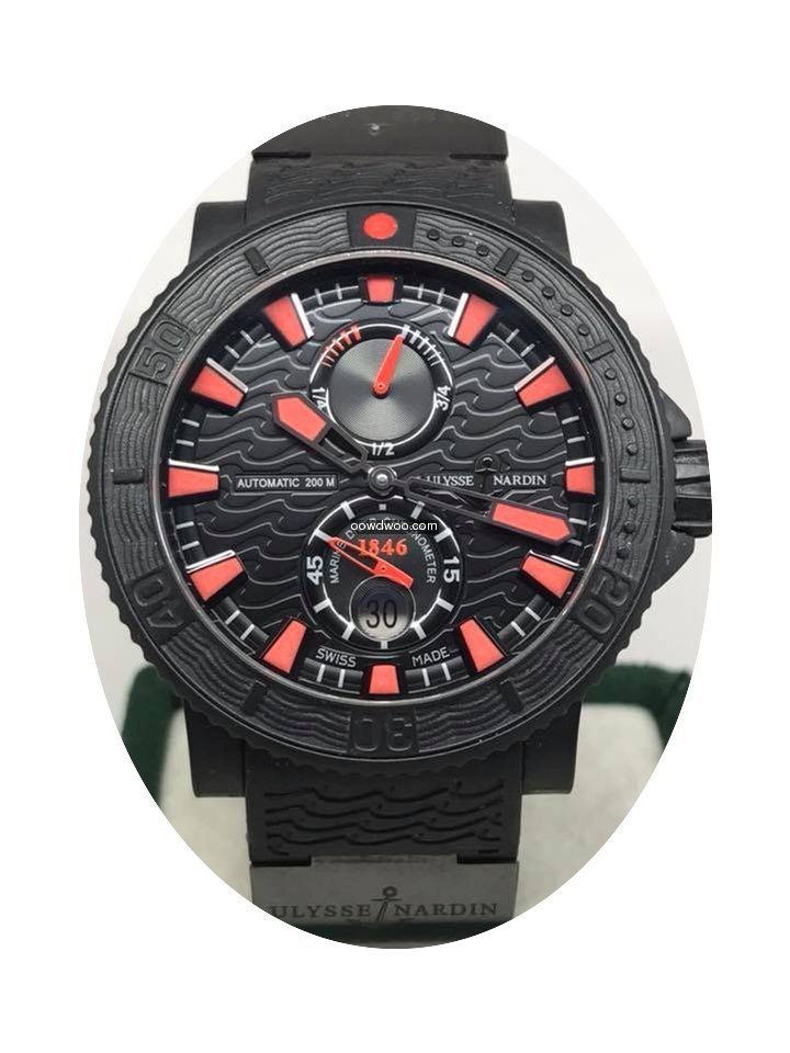 Ulysse Nardin Maxi Marine Diver Black Se...