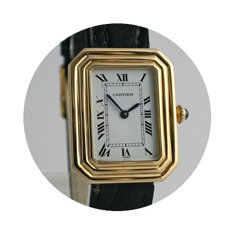 Cartier PARIS modern GOLD mechanical...