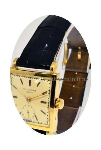 Patek Philippe Square Vintage 18k Yellow...