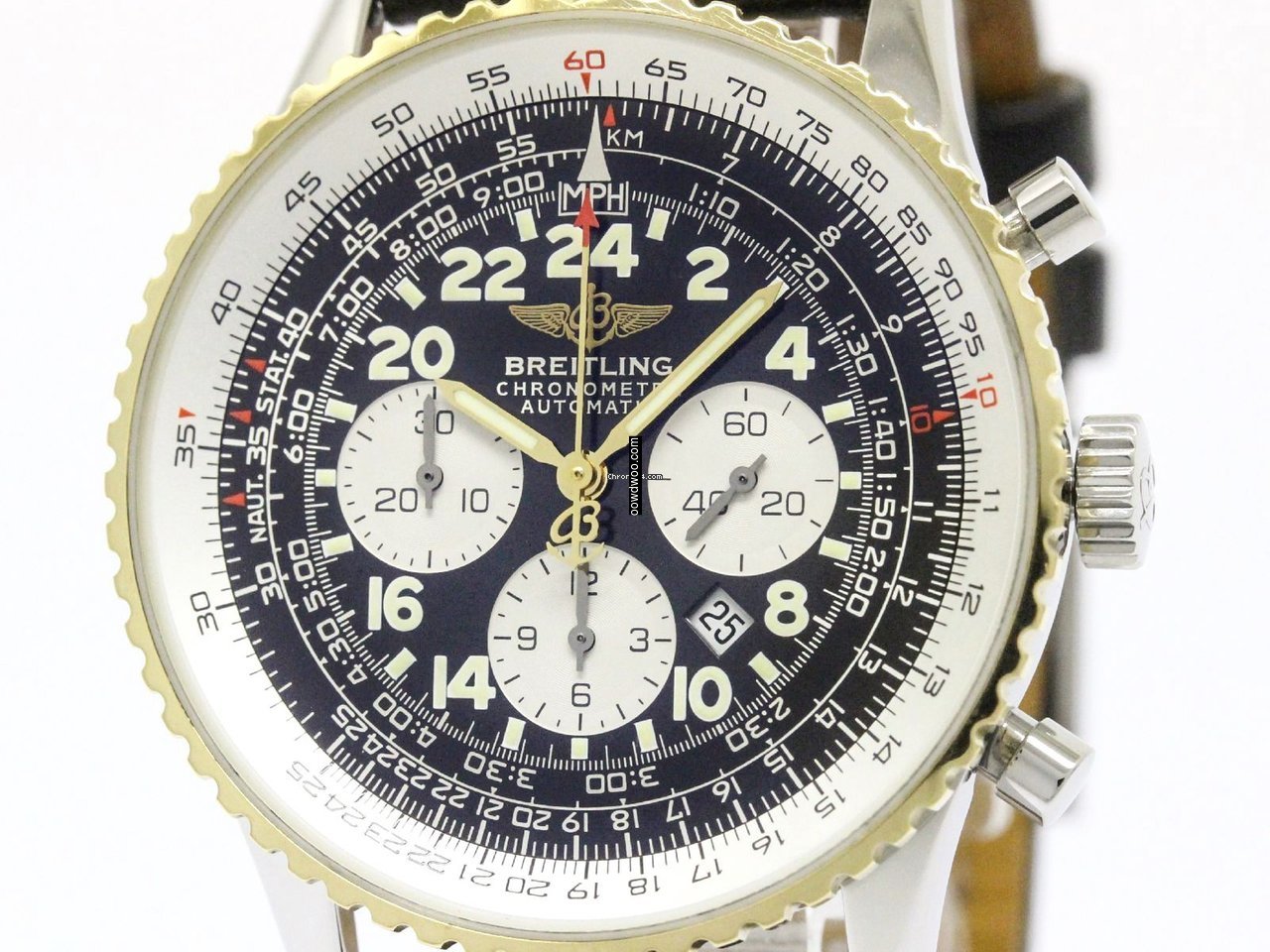 Breitling Navitimer Cosmonaute 18k Gold ...