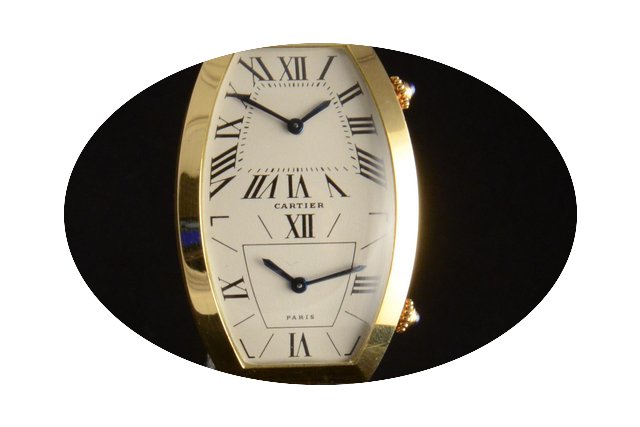 Cartier Tonneau Dual Time...