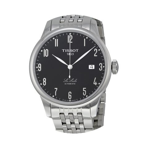 Tissot Le Locle Black Dial Stainless Ste...