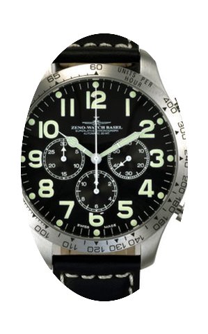 Zeno-Watch Basel OS Tachymeter Pilot Chr...