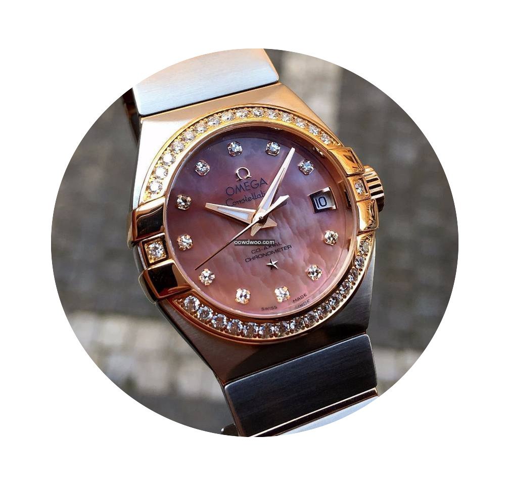 Omega Constellation Co-Axial Ladies Diam...