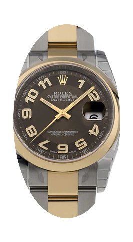 Rolex Datejust brown arab 116203...