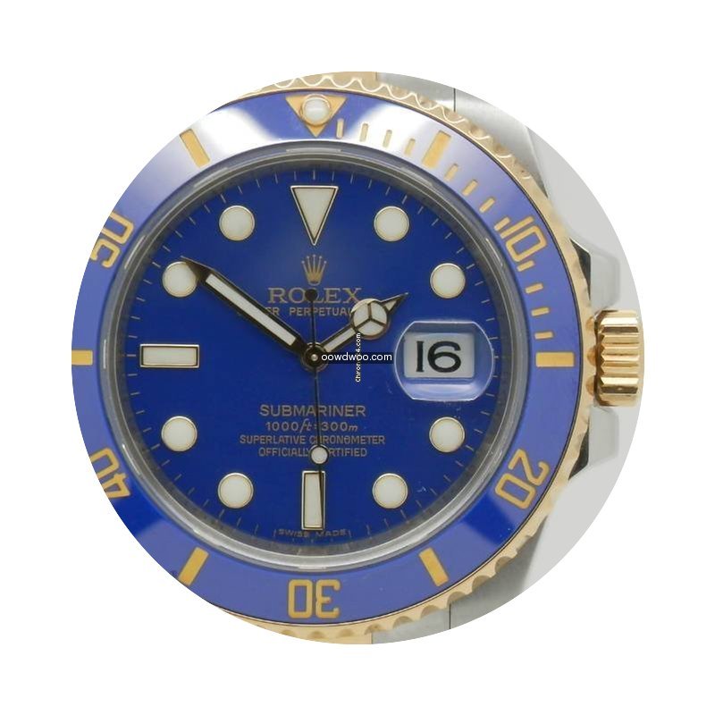 Rolex Submariner Date Steel & Gold Ceram...