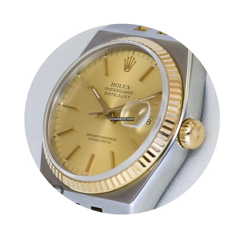Rolex Oysterquartz Datejust Stahl Gold R...