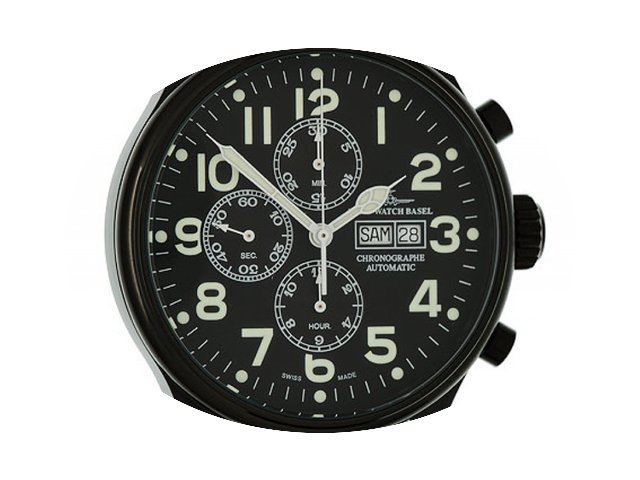 Zeno-Watch Basel Blacky Chrono Day Date ...