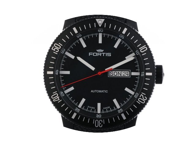 Fortis B-42 Monolith Day Date Stahl PVD ...