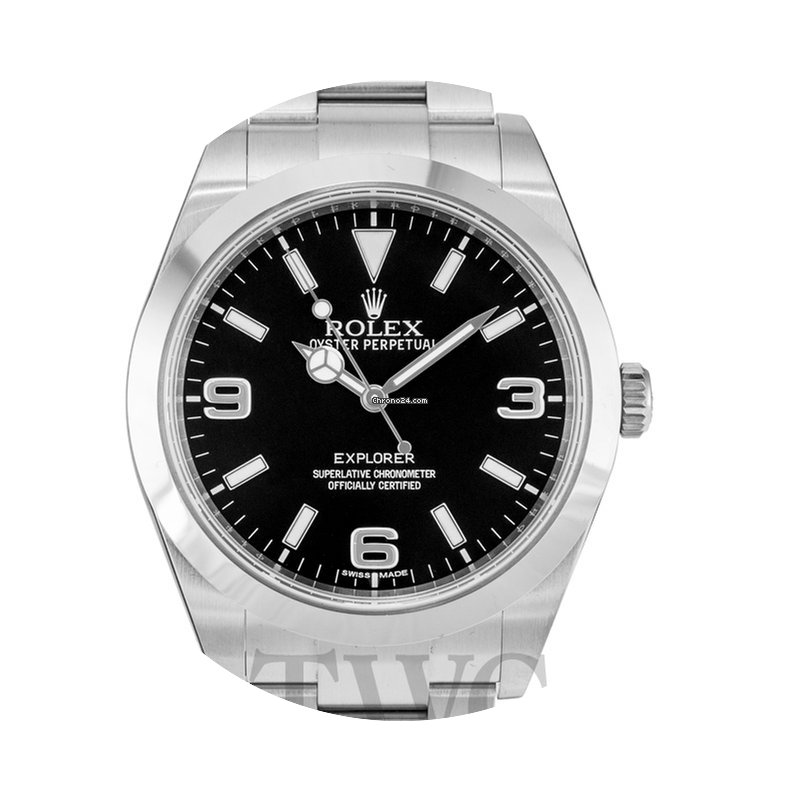 Rolex Explorer Black/Steel Ø39 mm - 214...