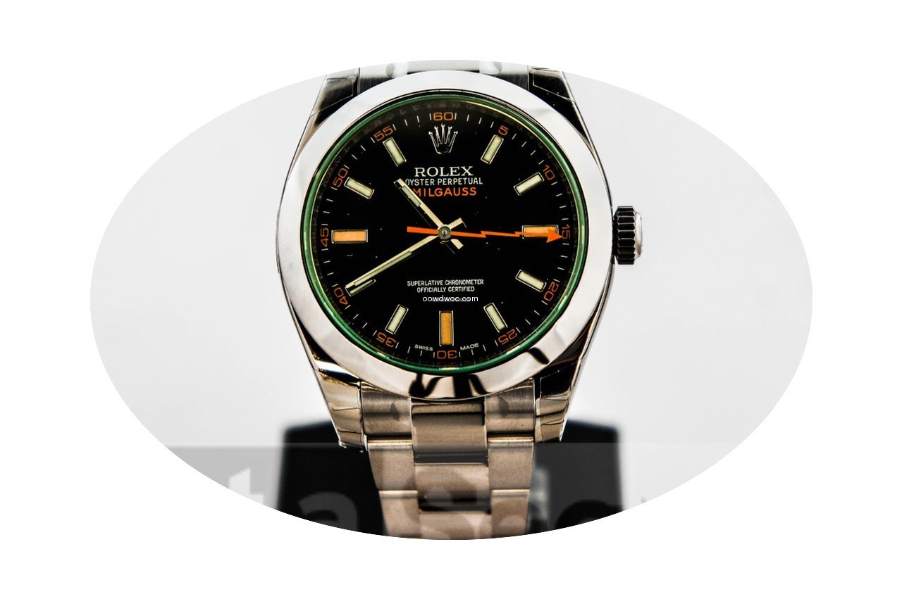 Rolex Oyster Perpetual Milgauss Black or...