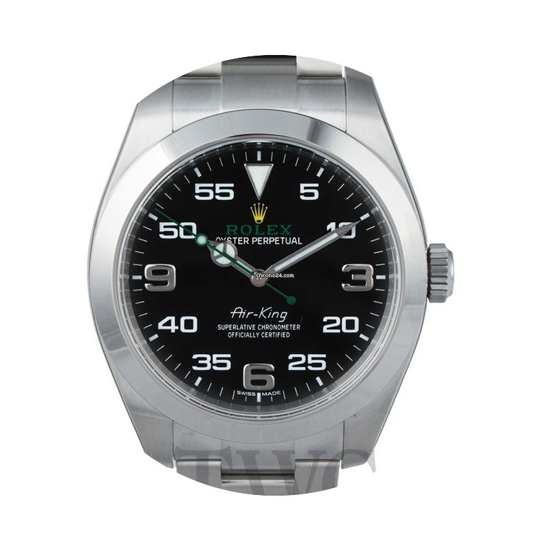 Rolex Air King Black/Steel 40 mm - 11690...