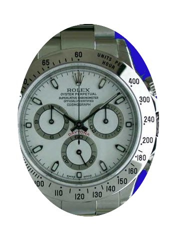 Rolex Daytona Watch With White Dial 1165...