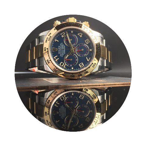 Rolex Daytona Steel & Gold Blue Dial...
