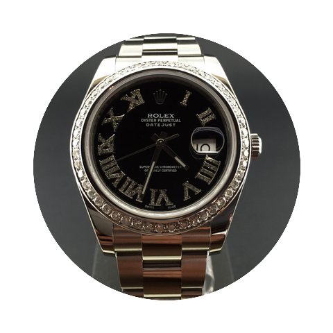 Rolex DateJust II Diamond bezel Diamond ...