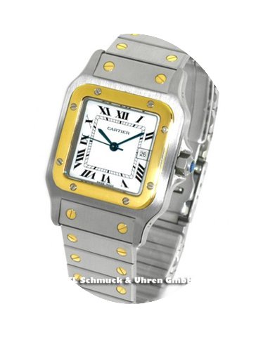 Cartier Santos Automatic Edelstahl und G...