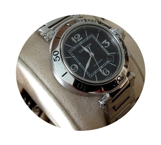 Cartier Pasha Seatimer Stainless Steel 4...