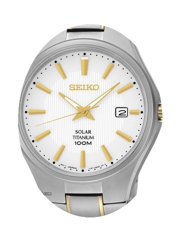 Seiko SNE379P1 Solar Herrenuhr 40mm 100M...