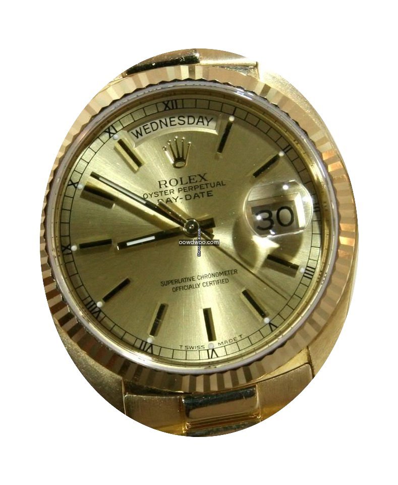 Rolex Mens Gold Day-date President Watch...