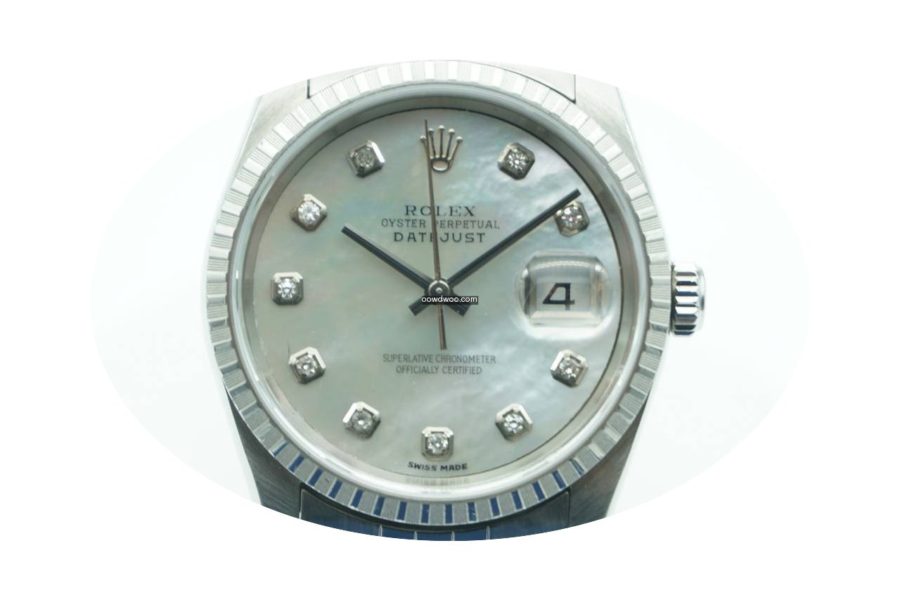 Rolex Datejust 36 Stainless Steel Mother...