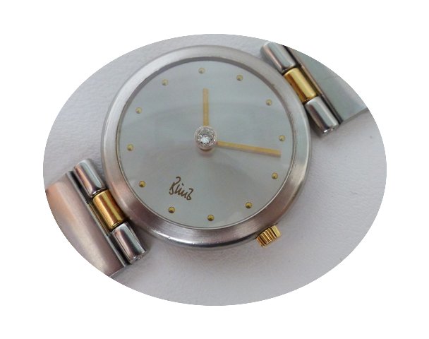 Bunz Damenuhr mit Brillant 0,07 ct...