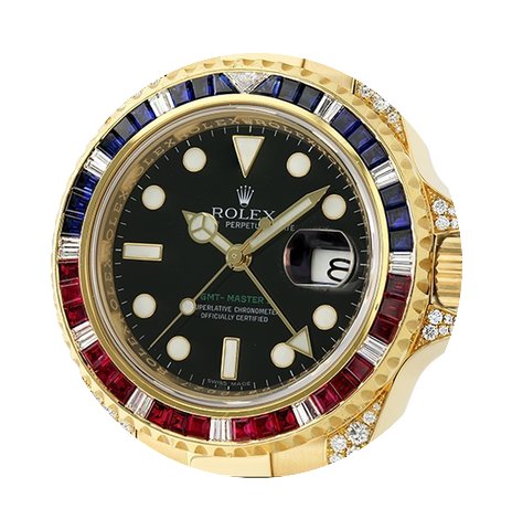 Rolex GMT-Master II 18k Yellow Gold Ruby...