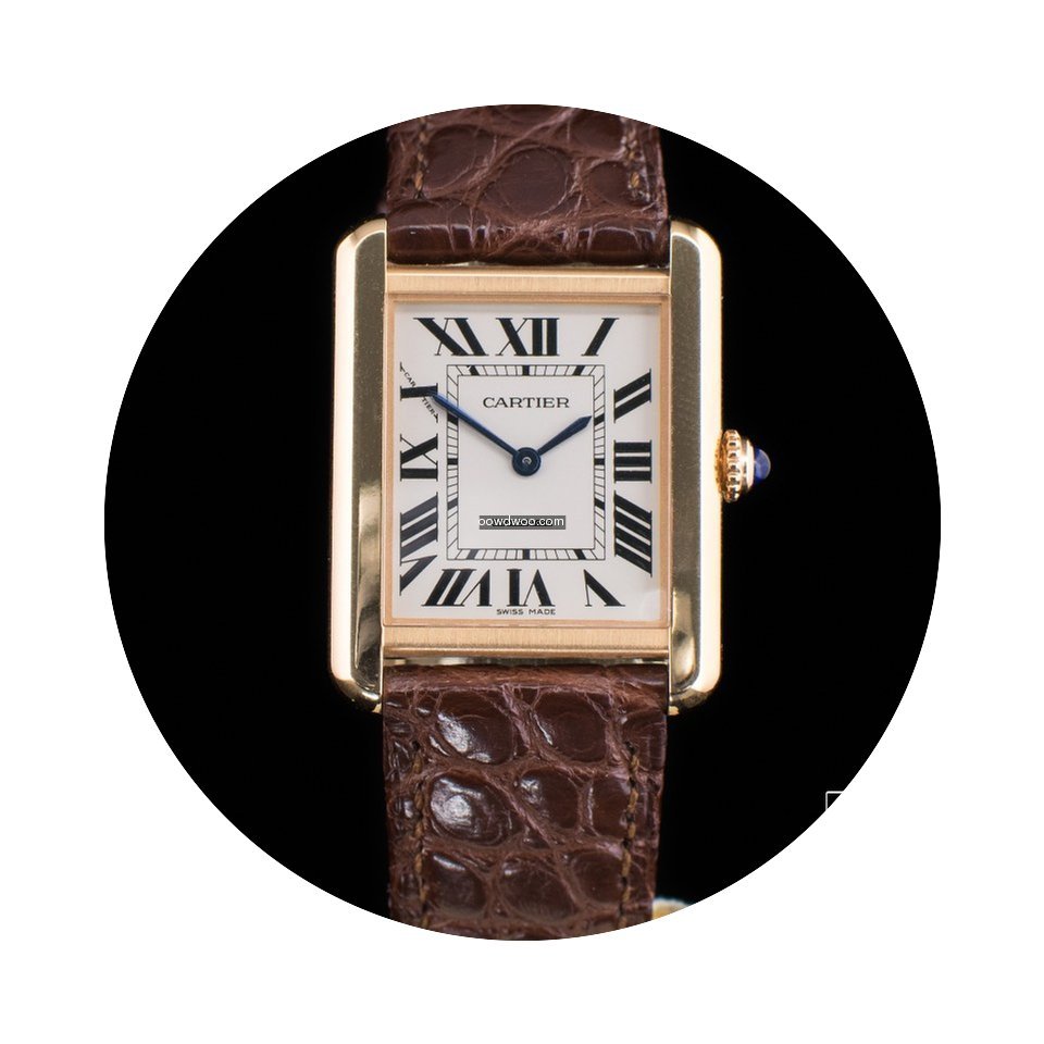Cartier Tank Solo Small Model Rose Gold ...