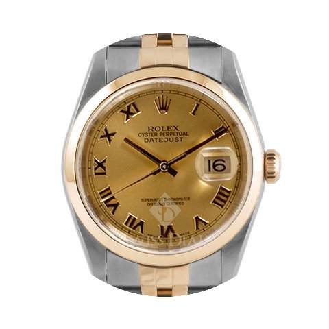 Rolex Datejust Steel and Gold Champagne ...