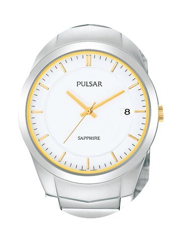 Pulsar PS9135X1 Herrenuhr bicolor mit Sa...