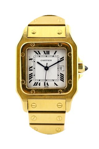 Cartier Santos Grand modèle Or massif 1...