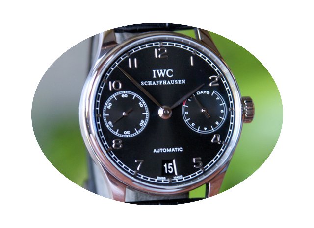 IWC Portuguese 7 Day Automatic Black Dia...