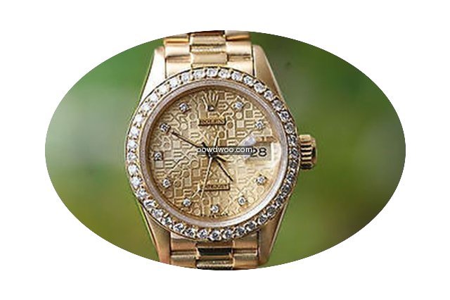 Rolex Ladies 69178 President 26mm 18k Ye...