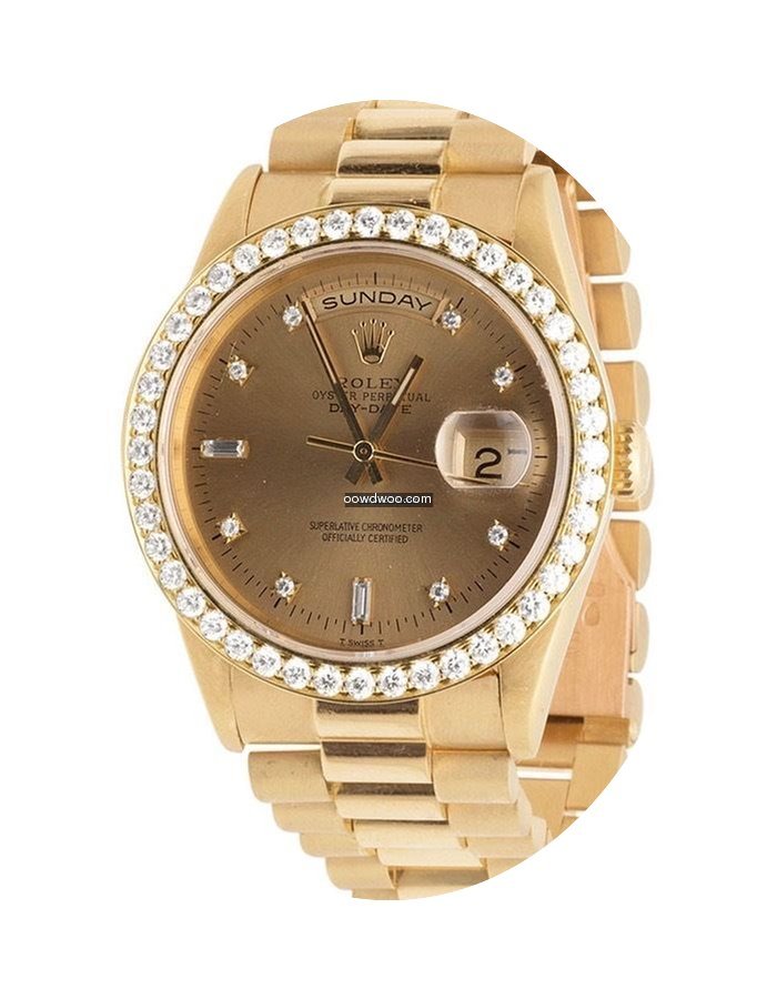 Rolex 18K Mens Yellow Gold Rolex Preside...