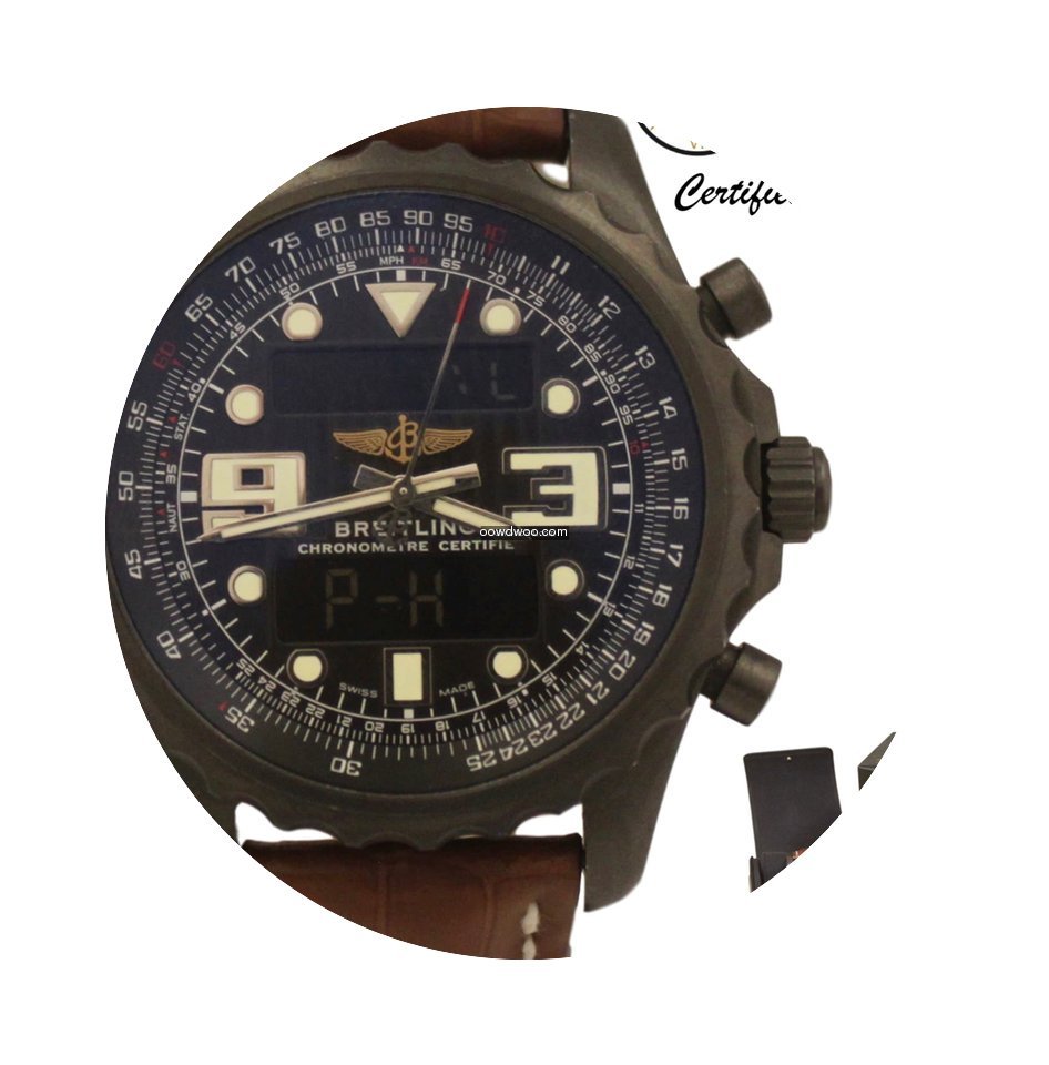 Breitling Chonospace Steel PVD 42mm Box ...