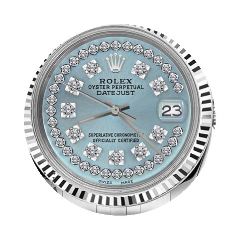 Rolex Women`s Rolex 26mm Datejust Ice Bl...