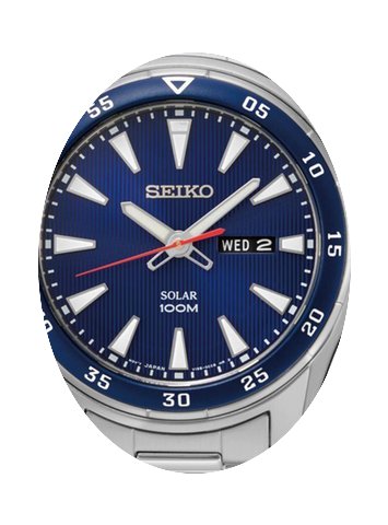 Seiko Solar SNE391P1 Sportliche Herrenuh...