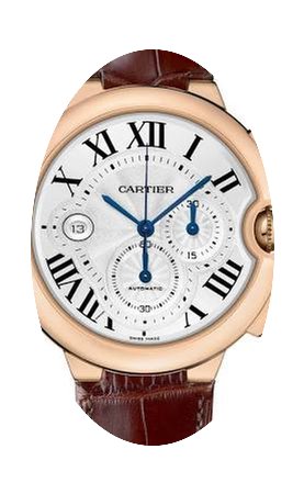 Cartier Ballon Bleu Silver Dial Men's Wa...
