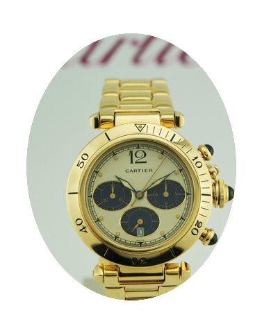Cartier PASHA GOLD CHRONOGRAPH...