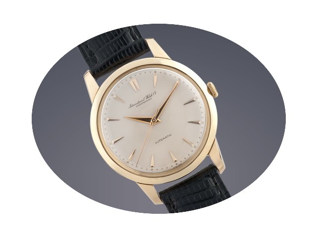 IWC Large 18ct yellow gold automatic wat...