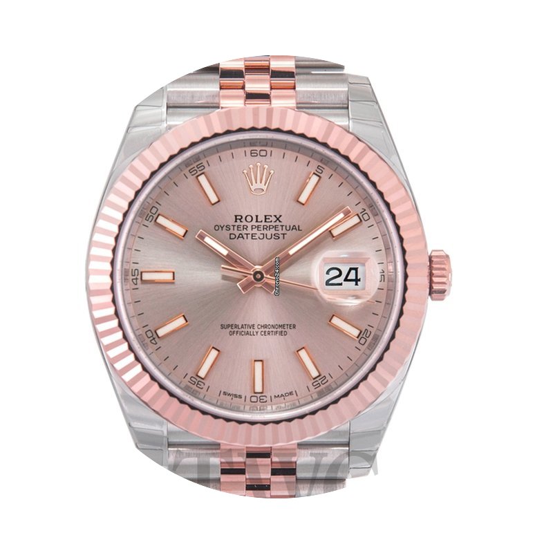 Rolex Datejust 41 Sundust/Rose gold Jubi...