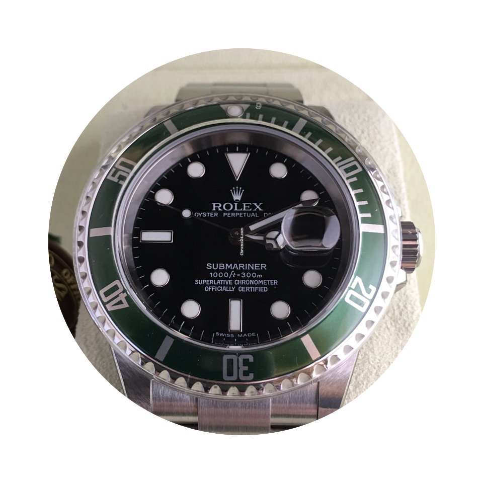 Rolex Submariner 16610LV NOS B/P...