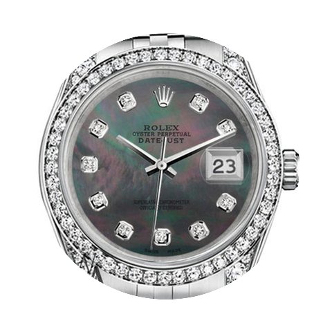 Rolex Datejust 36mm Stainless Steel Blac...