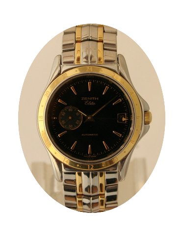 Zenith Elite GMT Gold/Stahl...