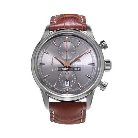 Alpina Alpiner Automatic Grey and Brown ...