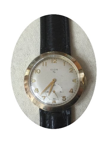 Elgin 34 oro Gold mm original acciaio...