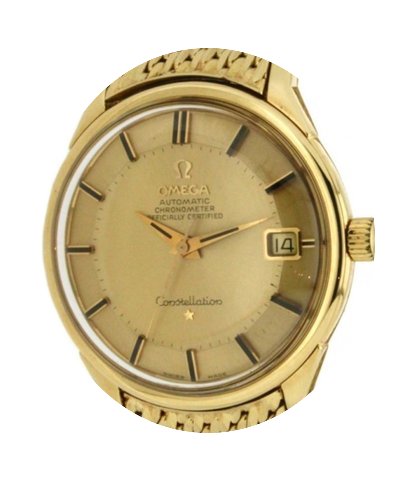 Omega Constellation 168005/6 In Oro Gial...