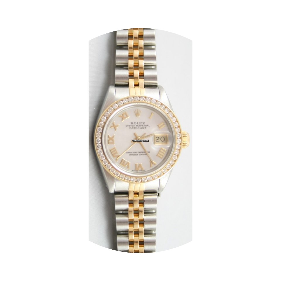Rolex Datejust Lady's Steel and 18K Yell...